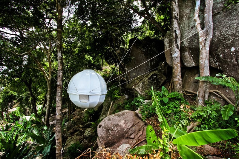 This Spherical Cocoon Can Be Hung Anywhere