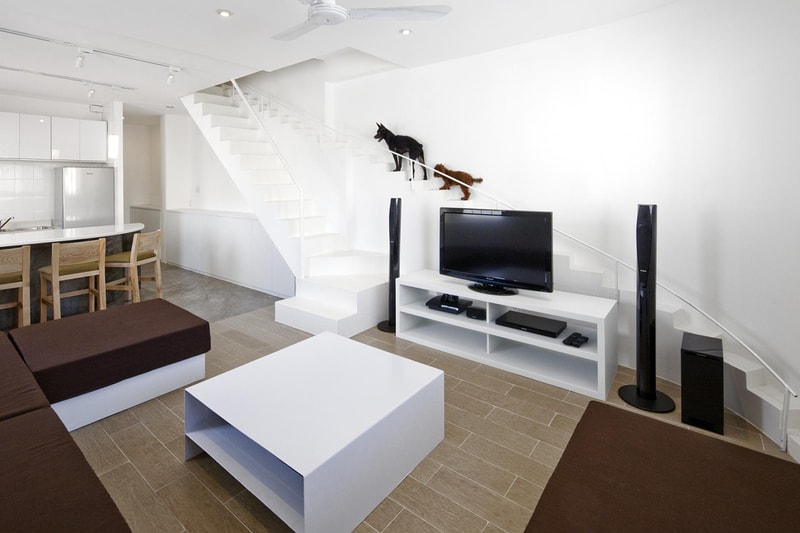 This Vietnamese Home Incorporates a Dog-Friendly Staircase