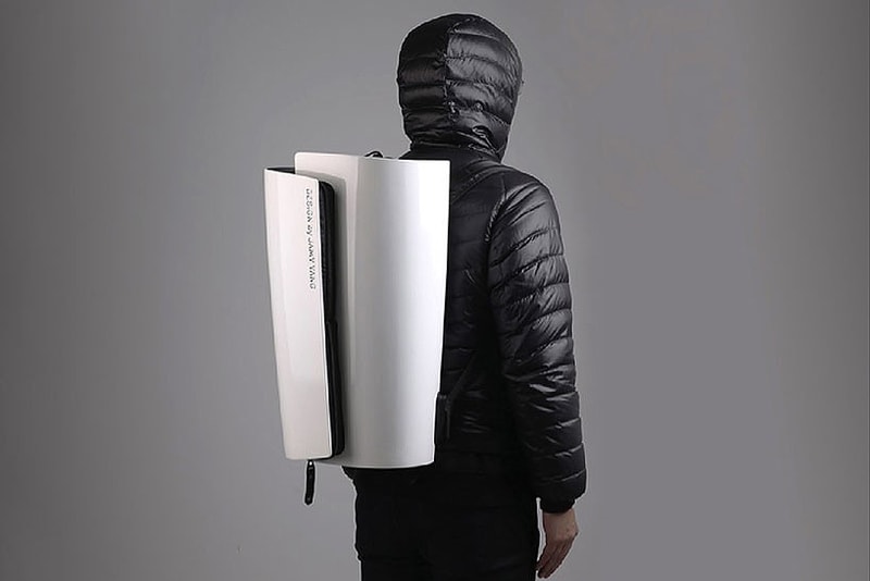 TUMI Swiss Roll Hard Shell Backpack by Jamy Yang
