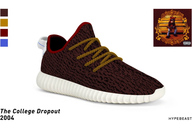 Yeezy Boost 350s Inspired by Kanye Album Cover Palettes 