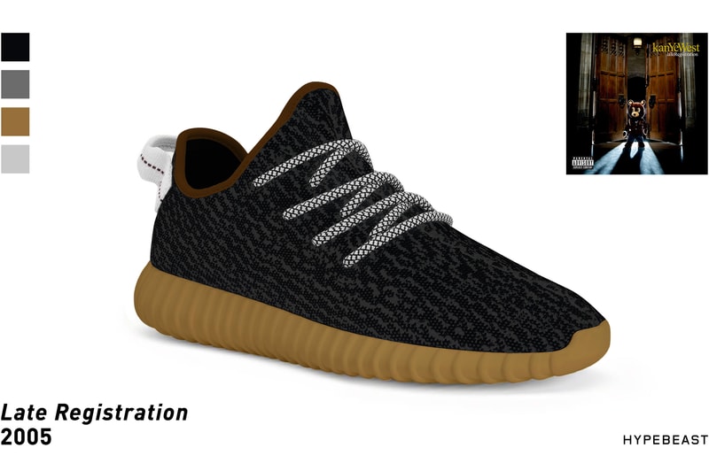 Yeezy Boost 350s Inspired by Kanye Album Cover Palettes 
