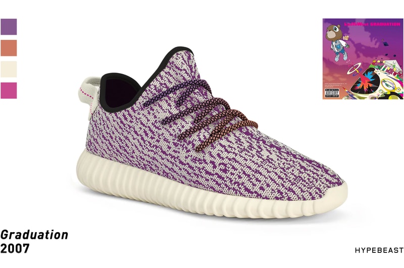 Yeezy Boost 350s Inspired by Kanye Album Cover Palettes 