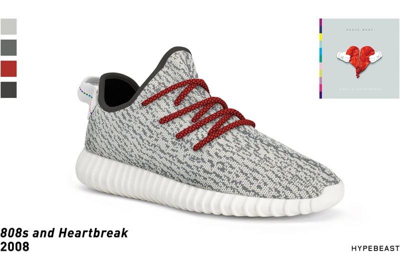 Yeezy Boost 350s Inspired by Kanye Album Cover Palettes 