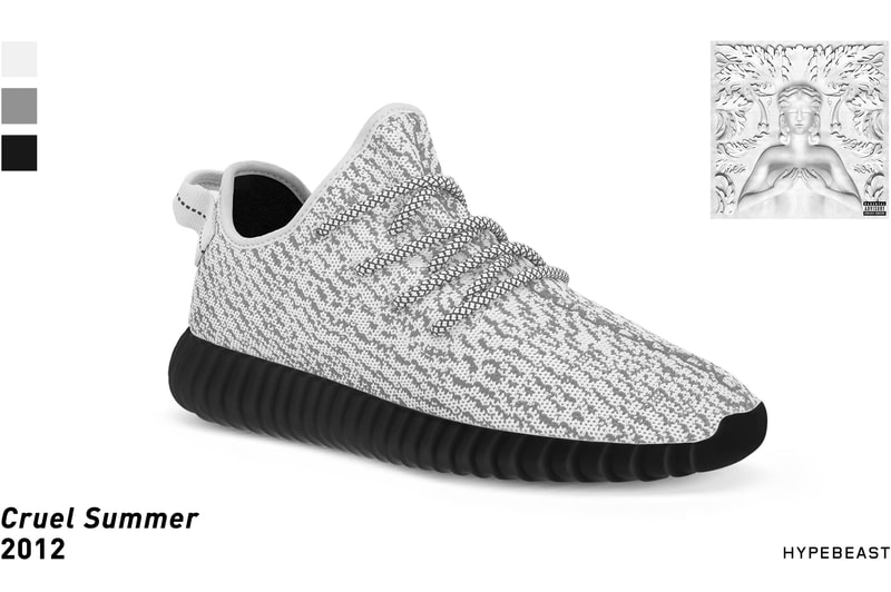 Yeezy Boost 350s Inspired by Kanye Album Cover Palettes 