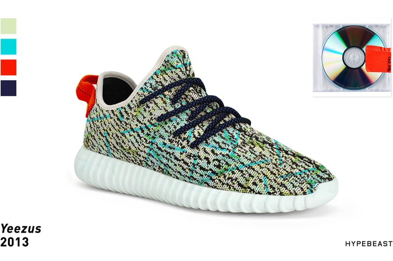 Yeezy Boost 350s Inspired by Kanye Album Cover Palettes 
