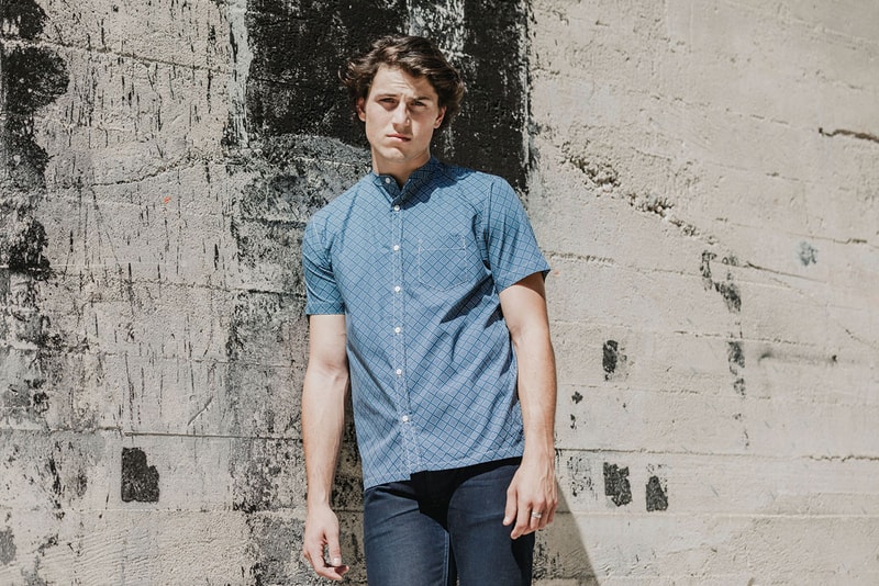 3sixteen Band Collar Short-Sleeve and 3/4 Shirt