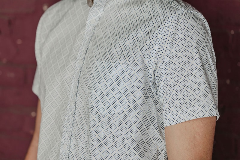 3sixteen Band Collar Short-Sleeve and 3/4 Shirt
