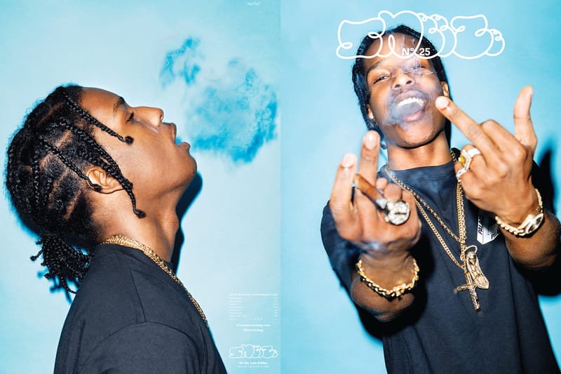 A$AP Rocky Covers 'SNEEZE' No. 25 – The "Excuse Me" Issue