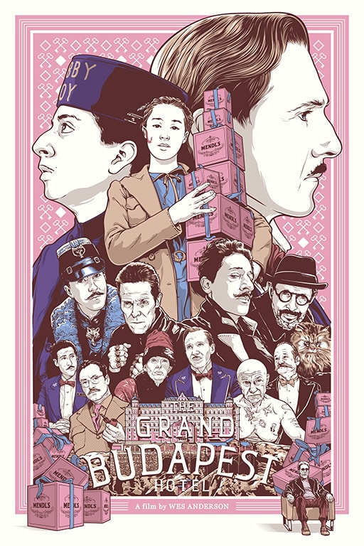 Artists Render Famous Characters from Wes Anderson Movies