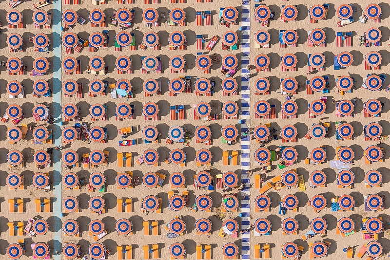 Bernhard Lang Presents a New Series of Symmetrical Aerial Shots