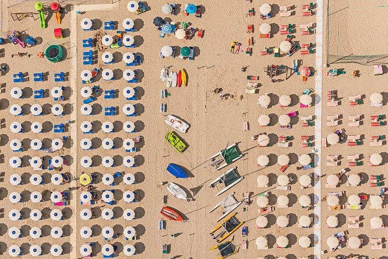 Bernhard Lang Presents a New Series of Symmetrical Aerial Shots
