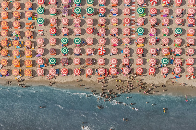 Bernhard Lang Presents a New Series of Symmetrical Aerial Shots