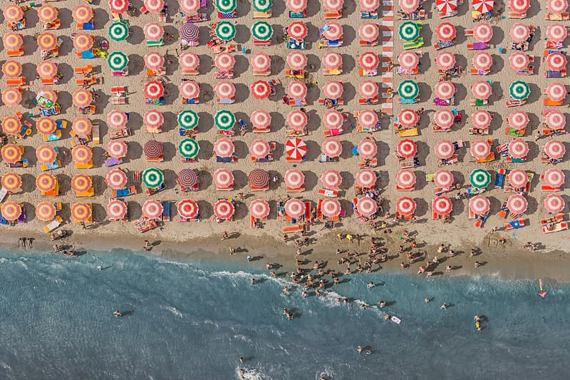 Bernhard Lang Presents a New Series of Symmetrical Aerial Shots