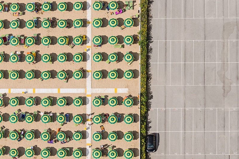 Bernhard Lang Presents a New Series of Symmetrical Aerial Shots