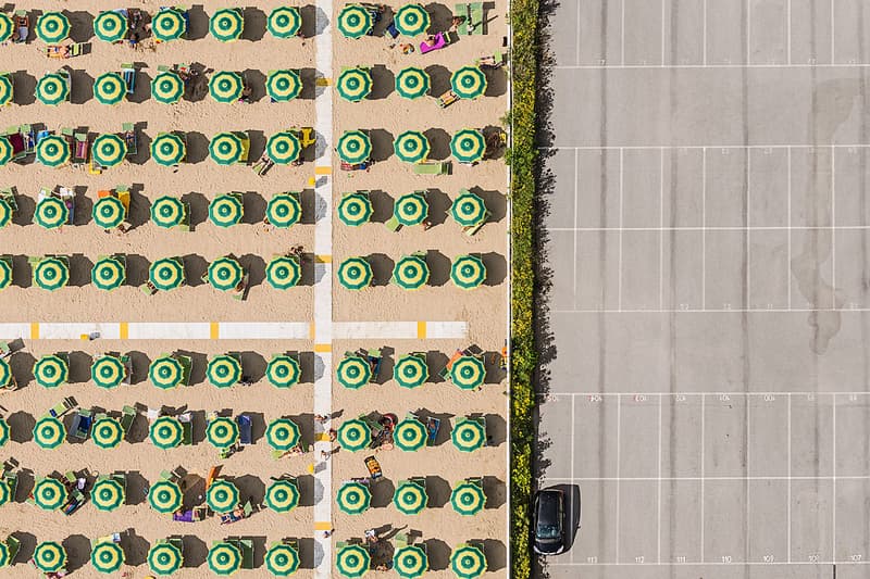 Bernhard Lang Presents a New Series of Symmetrical Aerial Shots