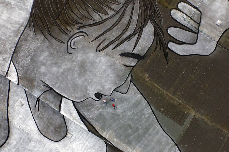 Ella & Pitr Complete the World's Largest Mural in Norway