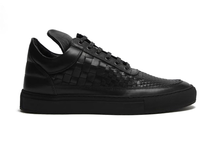 Filling Pieces Low Top ACP Woven "Black"