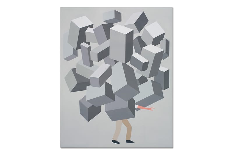 Geoff McFetridge "It Looks Like It Says" Exhibition @ Joshua Liner Gallery