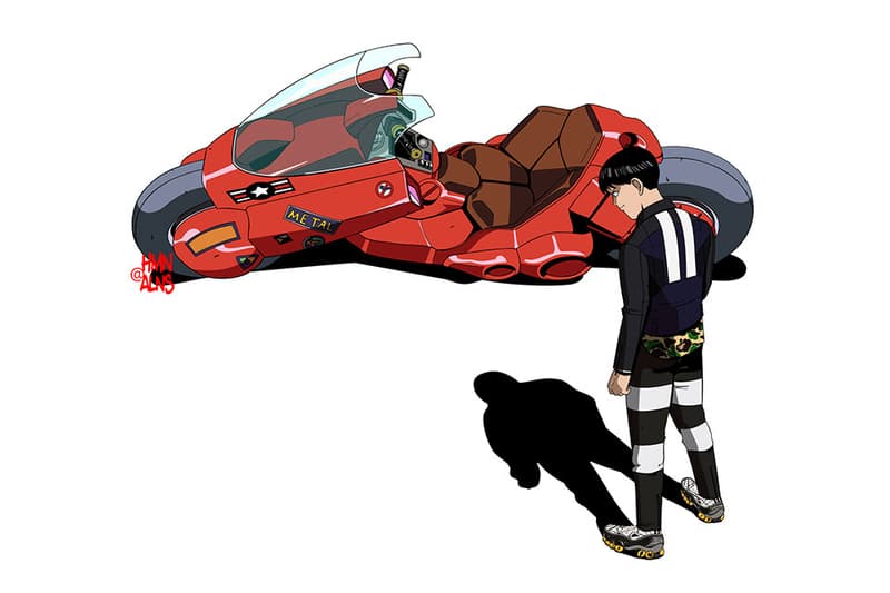 HMN ALNS Imagines 'Akira' Star Kaneda in Streetwear Favorites