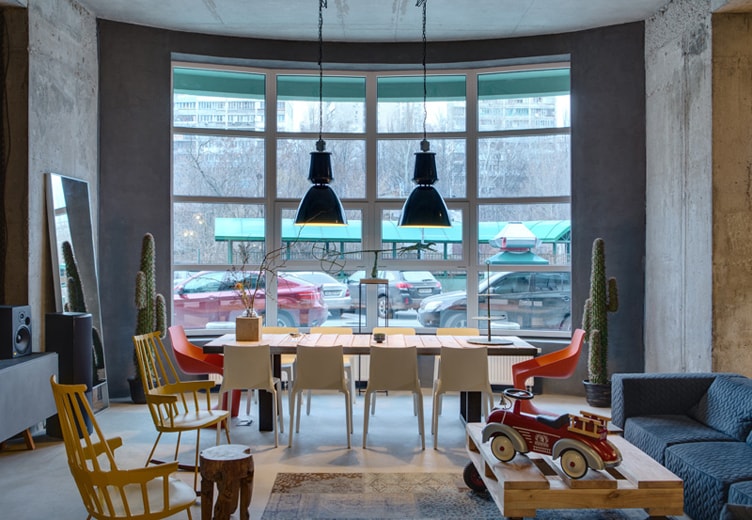 Inside the DIZZAAP Headquarters by Sergey Makhno Architectural Workshop