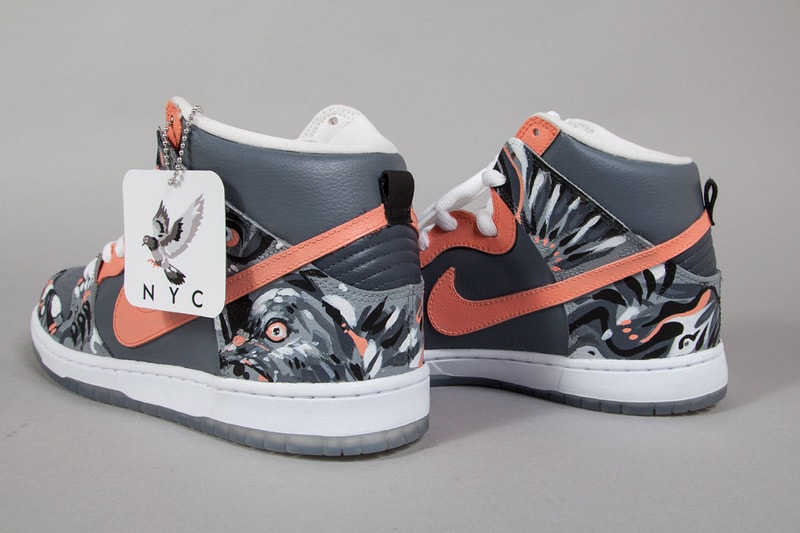 jeffstaple Releases Three "Pigeon" Custom Sneakers for Charity