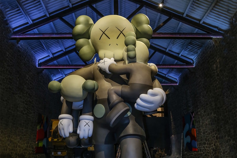 KAWS Art Exhibition Installation @ La Nave / Las Salinas in Ibiza, Spain