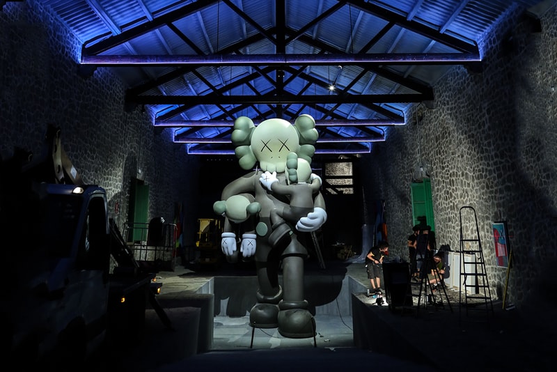 KAWS Art Exhibition Installation @ La Nave / Las Salinas in Ibiza, Spain