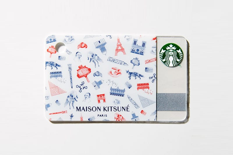 Maison Kitsuné x Starbucks Japan Gift Card for 'GQ Japan'