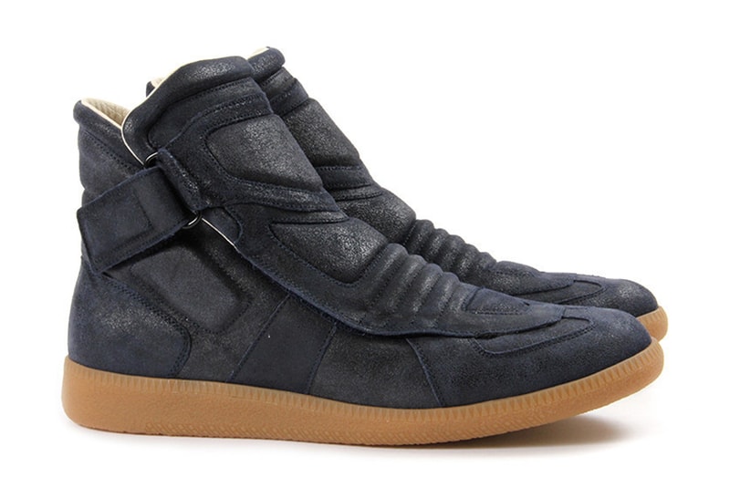 Maison Margiela Single Strap Suede High-Top Sneaker