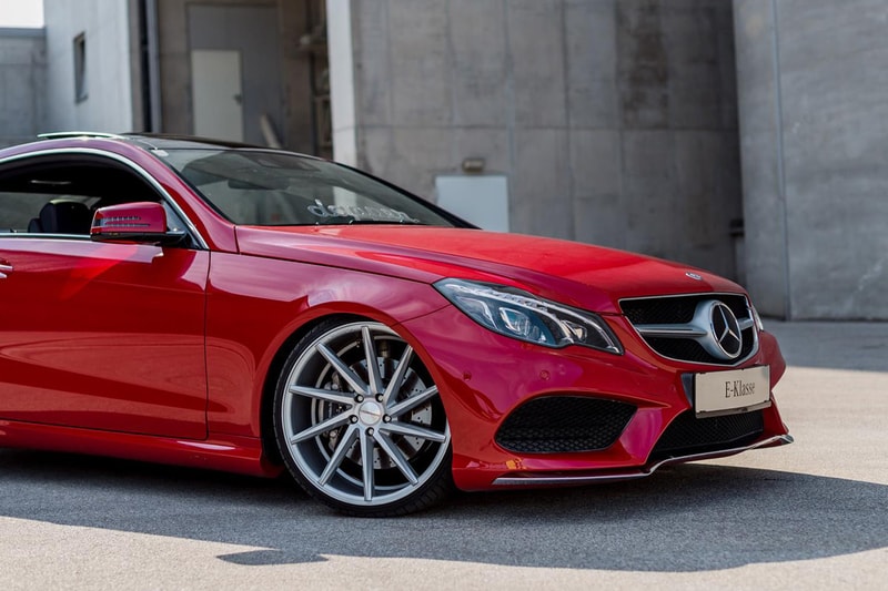 Mercedez-Benz C207 E-Class Coupe With Vossen CVT Wheels