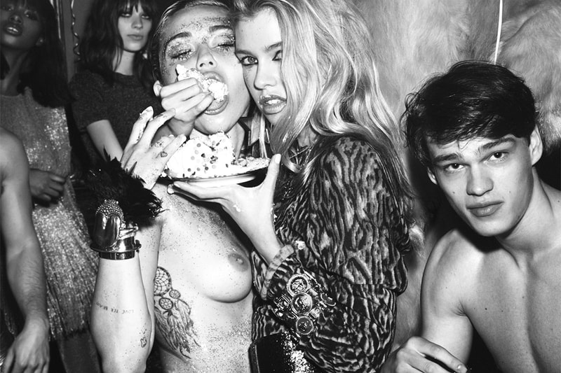 Miley Cyrus Stars in Mert & Marcus's "1980s Party" Editorial for 'W Magazine'
