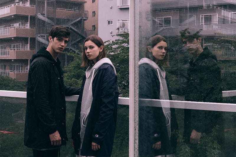 monkey time x Champion Japan 2015 Fall Long Coach Jacket & Reverse Weave Hoodie