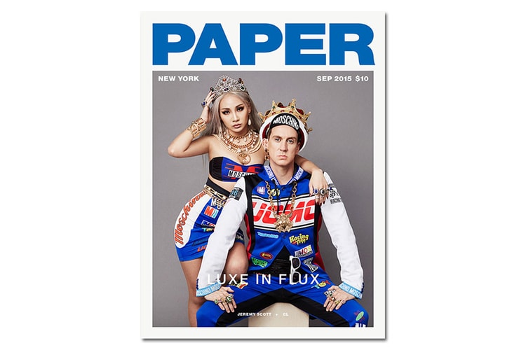 Jeremy Scott & Olivier Rousteing Appear for 'PAPER' September 2015 Issue