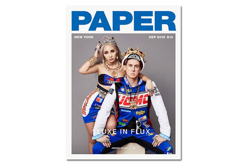 Moschino Jeremy Scott and Balmain Olivier Rousteing On Paper Magazine September 2015 Issue