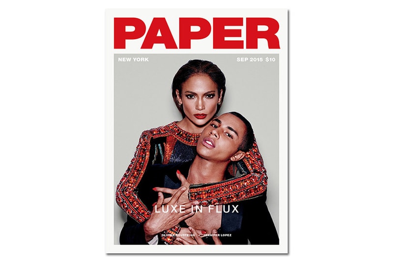 Moschino Jeremy Scott and Balmain Olivier Rousteing On Paper Magazine September 2015 Issue