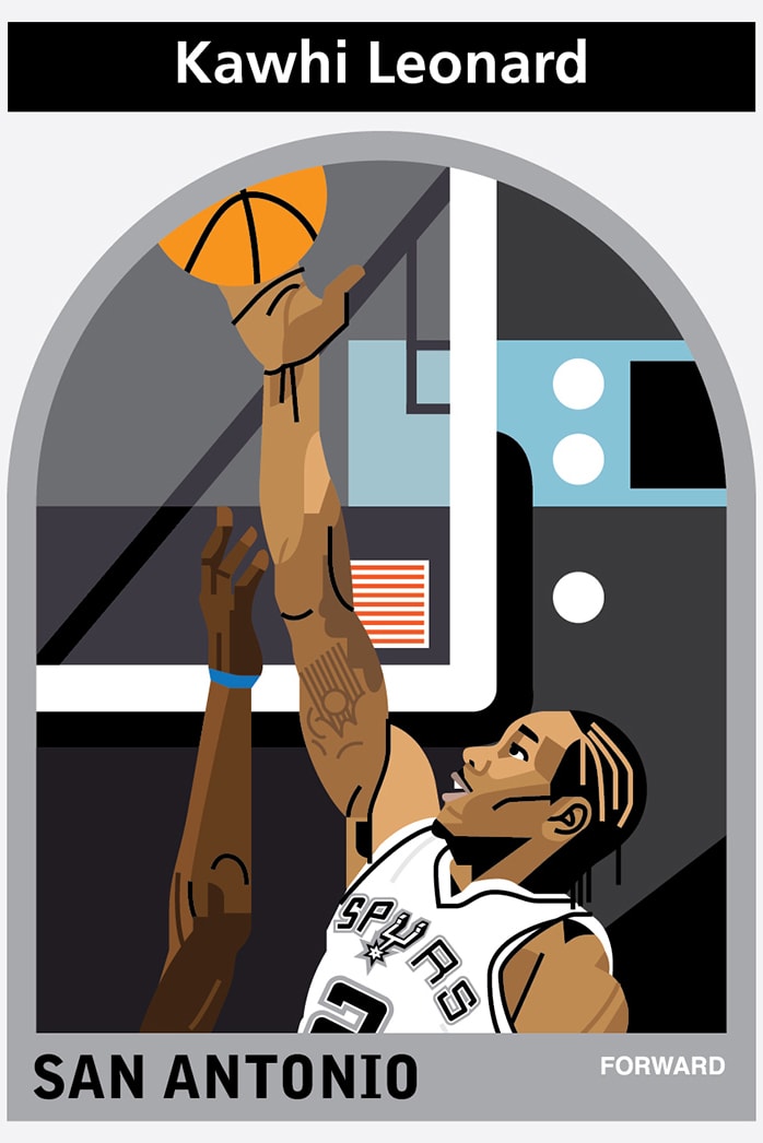 NBA Player Illustrations by Matthew Hollister