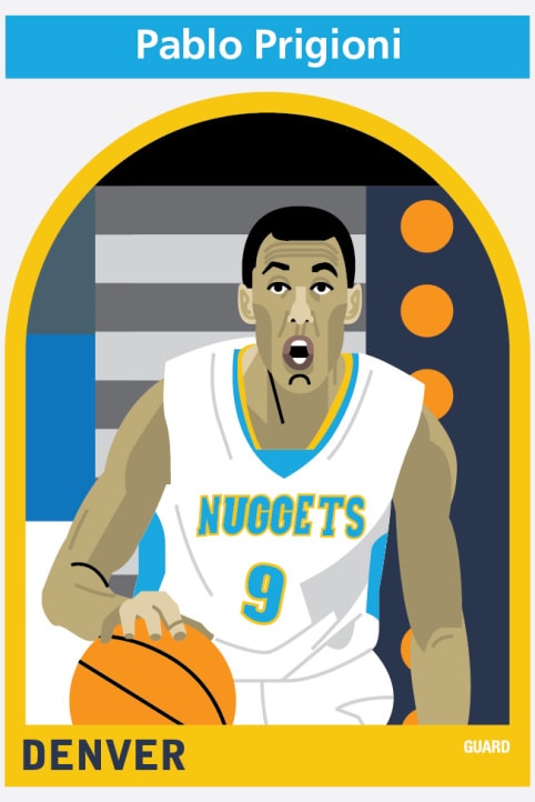 NBA Player Illustrations by Matthew Hollister