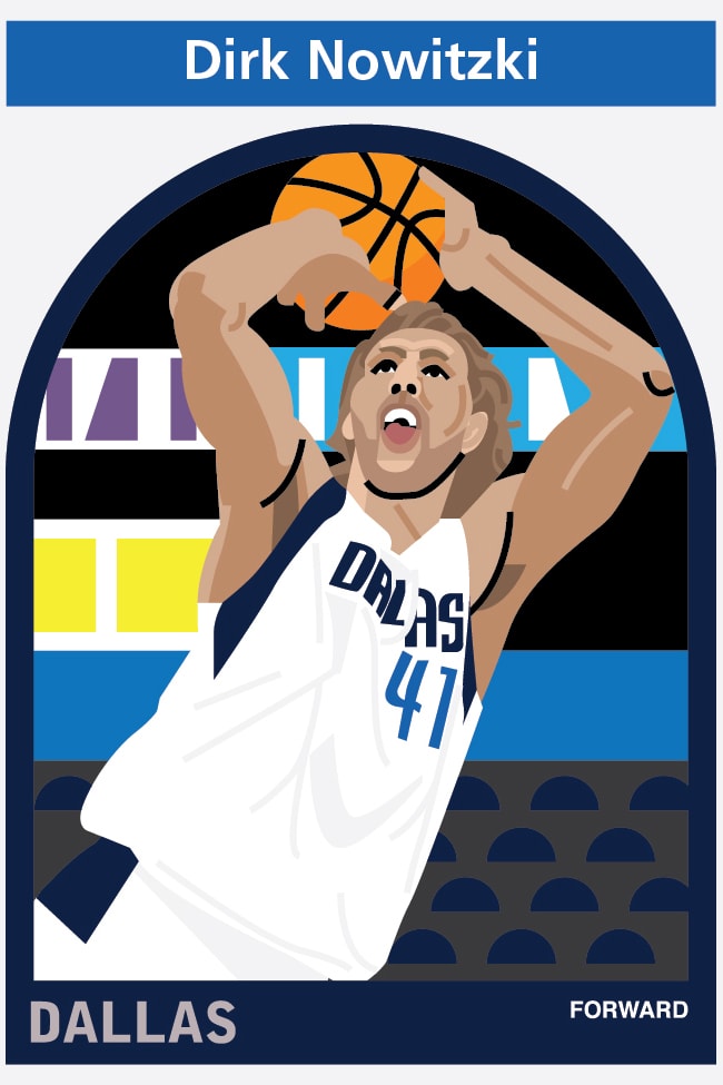 NBA Player Illustrations by Matthew Hollister