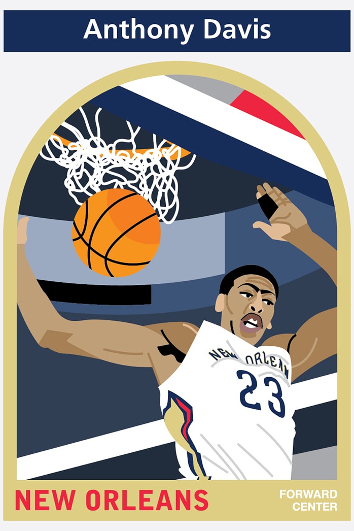 NBA Player Illustrations by Matthew Hollister