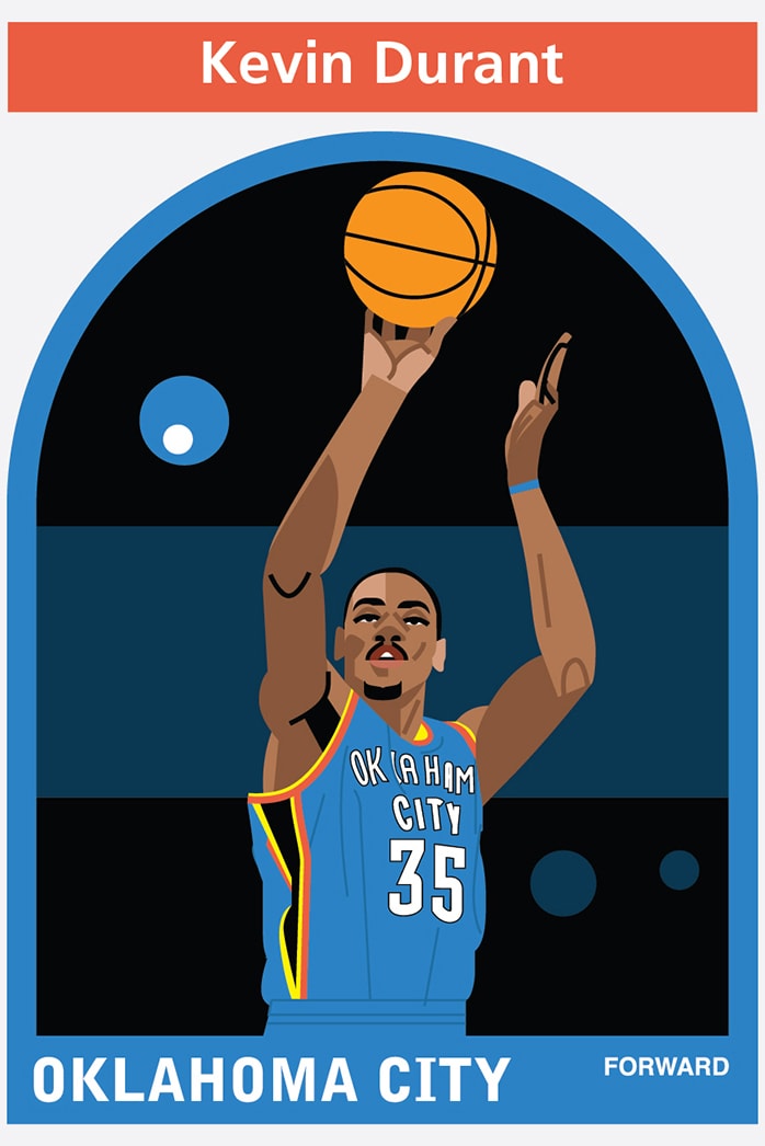 NBA Player Illustrations by Matthew Hollister