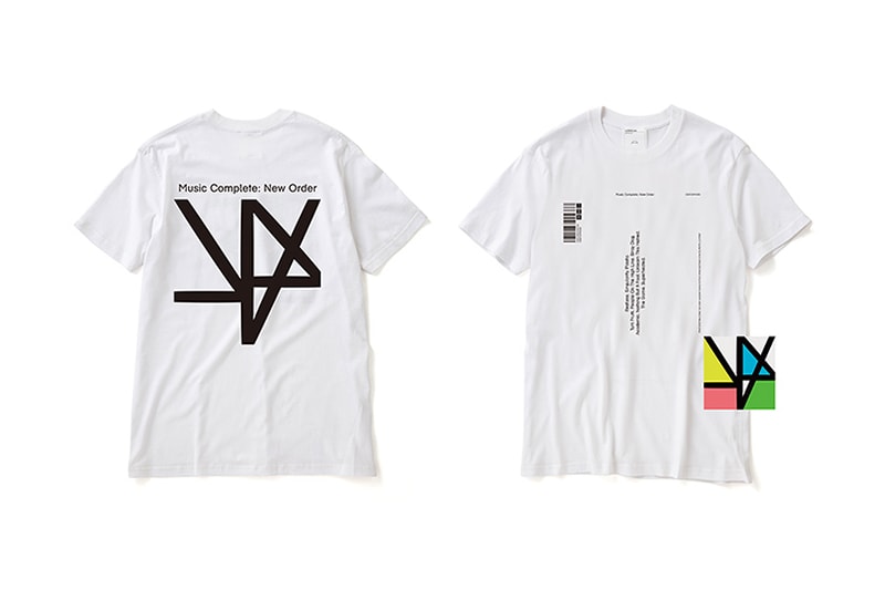 New Order x Peter Saville x A.Four Labs 'Music Complete' T-Shirt