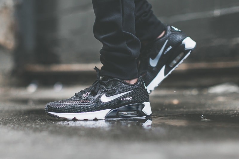 Nike Air Max 90 Ultra Breeze Plus QS "Pure Platinum" and "Black"