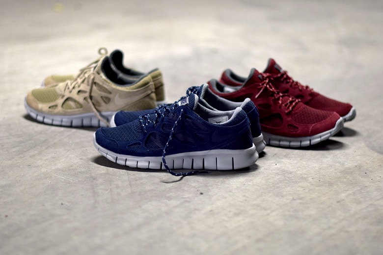 Nike Free Run 2.0 Suede Pack Sneakers