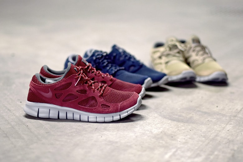 Nike Free Run 2.0 Suede Pack Sneakers
