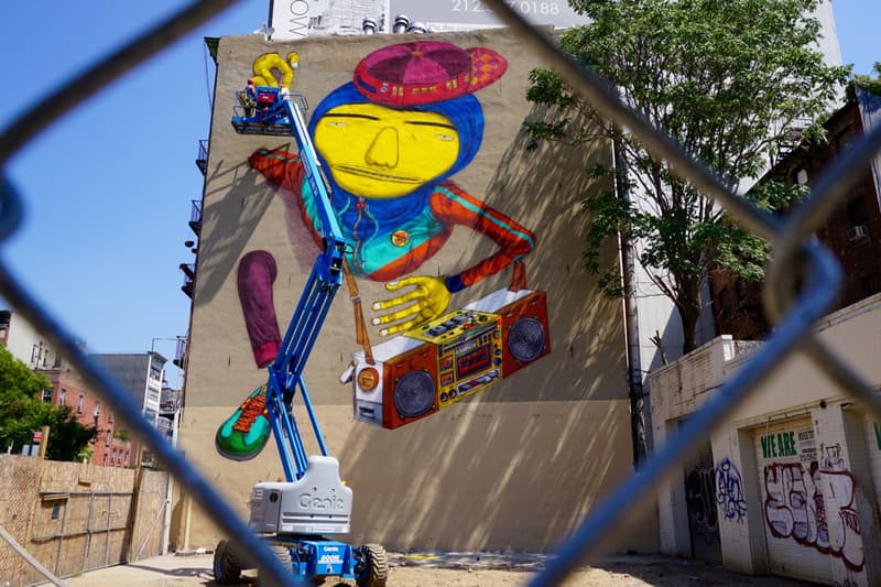 Os Gemeos Creates a New York Mural Tribute to Hip-Hop