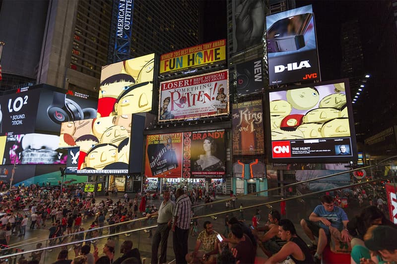 Os Gemeos "Parallel Connection" in Times Square