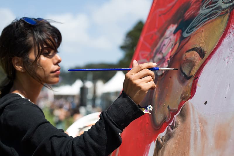 Outside Lands Festival Live Artwork by Kamea Hadar, Tatiana Suarez, Apex, Sam Flores, Lolo YS, Kristin Farr, Greg Mike and More