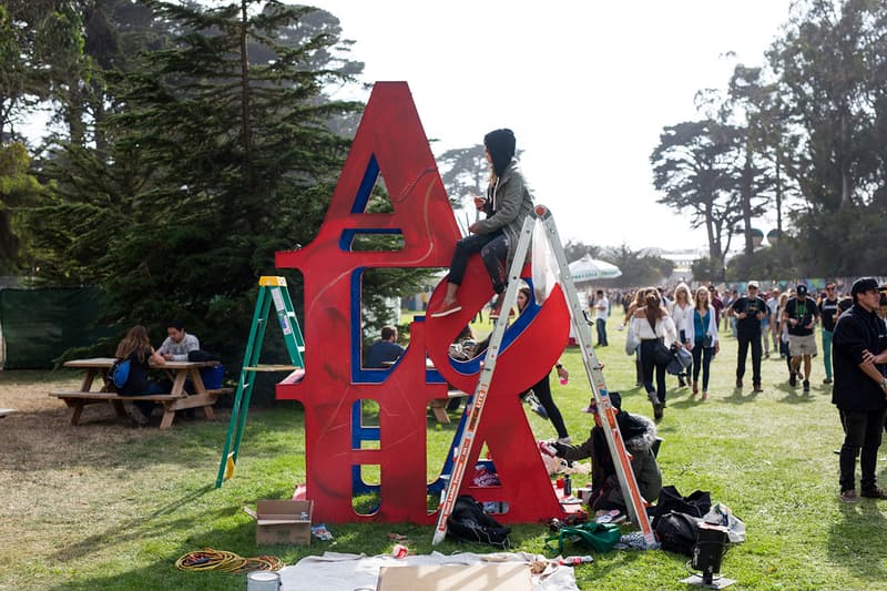 Outside Lands Festival Live Artwork by Kamea Hadar, Tatiana Suarez, Apex, Sam Flores, Lolo YS, Kristin Farr, Greg Mike and More