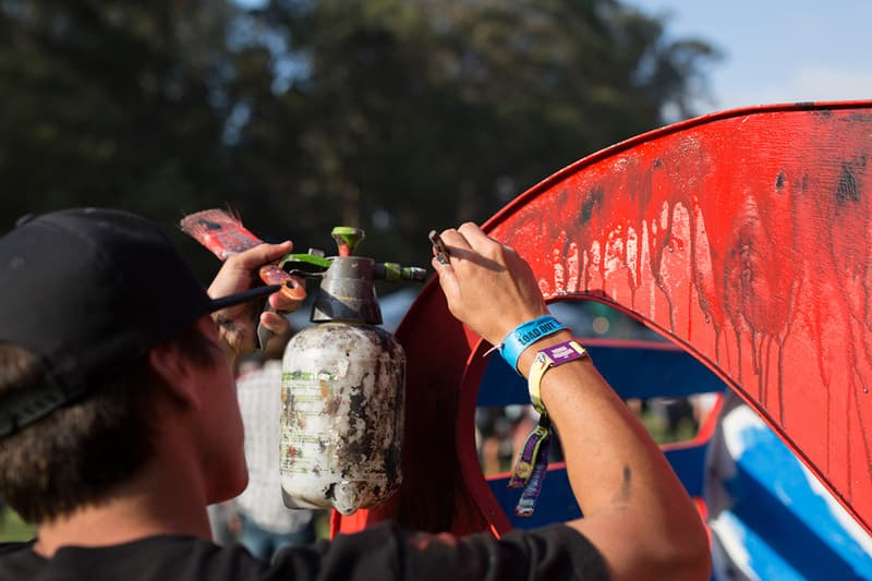 Outside Lands Festival Live Artwork by Kamea Hadar, Tatiana Suarez, Apex, Sam Flores, Lolo YS, Kristin Farr, Greg Mike and More