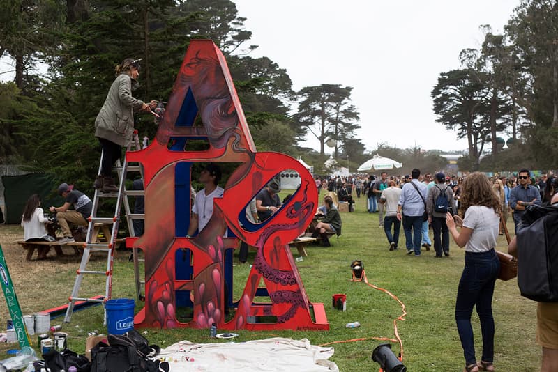 Outside Lands Festival Live Artwork by Kamea Hadar, Tatiana Suarez, Apex, Sam Flores, Lolo YS, Kristin Farr, Greg Mike and More
